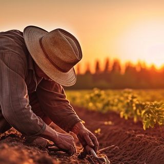 Terra tra le mani di chi oggi protesta per ritrovare dignità