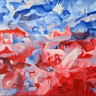 Alcune delle opere in mostra