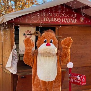 Una renna aiutante di Babbo Natale