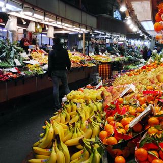 Un'immagine del rinnovato Mercato Orientale di Genova