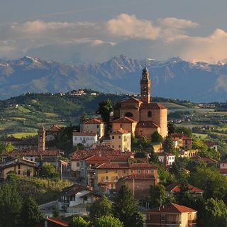 Villa San Secondo ritratta dal grande Enzo Isaia