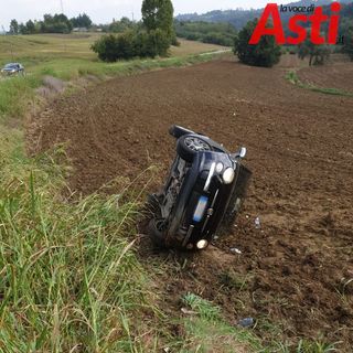 Giovane automobilista ricoverata in codice giallo dopo il ribaltamento della sua auto