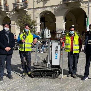 Nizza Monferrato riqualifica il centro storico grazie a un prototipo robotico a tecnologia laser scanner