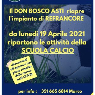 Locandina scuola calcio