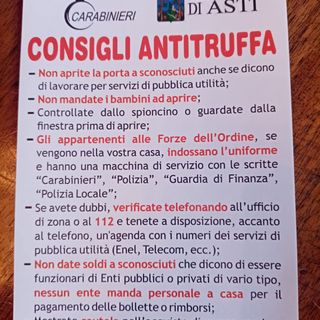 Volantino sulla sicurezza