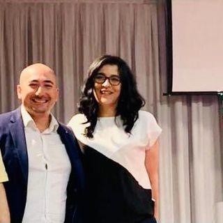 Nella foto, da sinistra: Federico De Martino, Carlo Cervi e Paola Usai