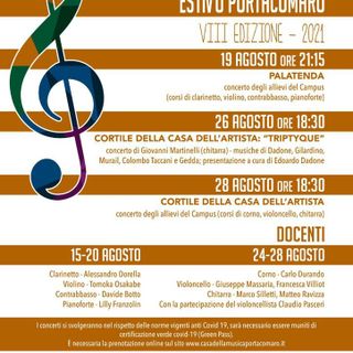 Il Campus musicale estivo di Portacomaro, all'ottava edizione, raddoppia