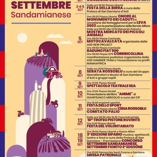 Illustrato il programma del ricco “Settembre Sandamianese”