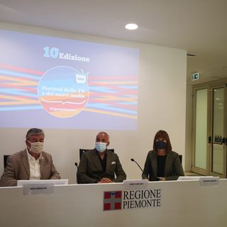Conferenza stampa di presentazione della decima edizione del Festival della TV e dei nuovi media di Dogliani (CN)