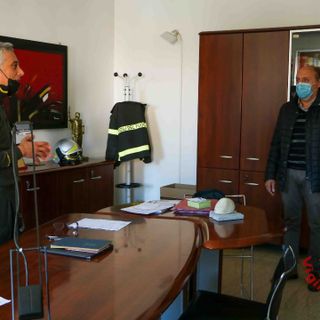 Vigili del fuoco: in pensione il capo reparto Giuseppe Gallo