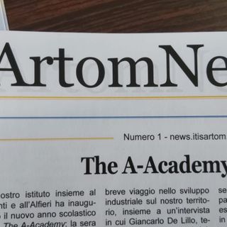 All'Artom debutta &quot;ArtomNews&quot;, il giornalino della scuola