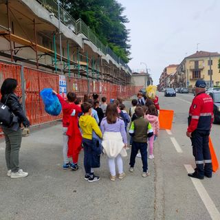 Alcune immagini dell'attività svolta in mattinata a Costigliole d'Asti