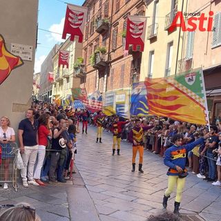 Un momento del corteo