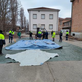 Nuovi volontari della protezione civile di Asti al lavoro