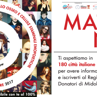 Anche ad Asti arriva la campagna &quot;Match it Now&quot;. Il 5 ottobre volontari in piazza per salvare delle vite