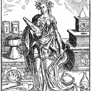 Rappresentazione allegorica dell'alchimia