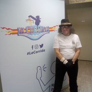 Alfonso durante una sua partecipazione alla Corrida