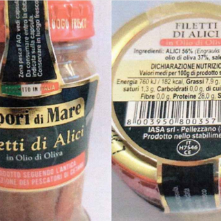 Istamina oltre i limiti, Unes richiama lotto di filetti di alici