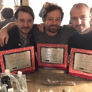 Manfredi Lucibello Brando De Sica Alessandro Capitani i tre premiati per la Miglior Regia 2019