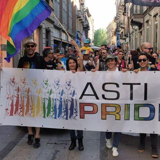 La delegazione astigiana al Pride di Alessandria