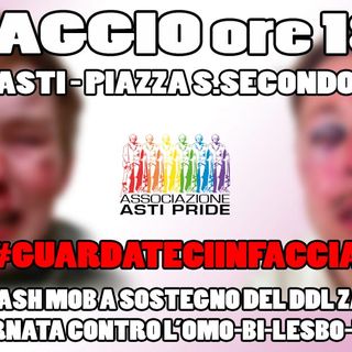 Oggi Giornata internazionale contro l'omotransfobia, il flash mob di Asti Pride e il documentario di Caron al Classico [VIDEO]