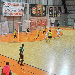 Alcune immagini della partita contro il Bergamo