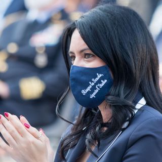 Il ministro dell'Istruzione, Lucia Azzolina, ospite di un convegno dell'Istituto Artom