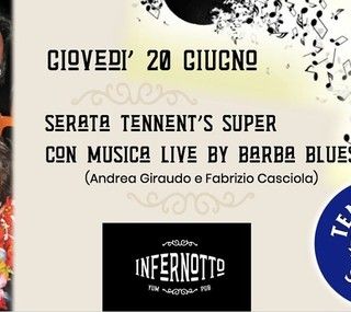 Speciale serata di musica live all'Infernotto di Cuneo con i &quot;Barba Blues&quot;