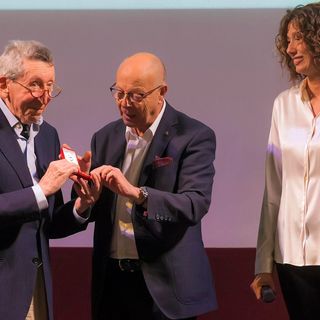 Sergio Romano con Gianfranco Imerito e Roberta Bellesini (ph. Franco Rabino)