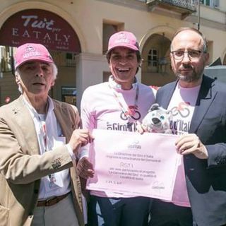 L'assessore Bovino (al centro) con il sindaco Rasero e il consigliere delegato ai Grandi Eventi, Trombetta