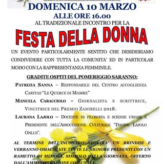 A Revigliasco si festeggiano le donne con un pranzo e un incontro con tre personalità femminili domenica 10 marzo