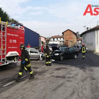 Calliano, incidente tra due auto: due feriti