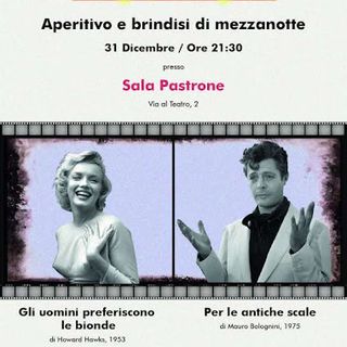 Festeggia il Capodanno in Sala Pastrone. Due proiezioni e brindisi per aprire il nuovo anno