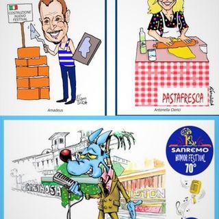Festival di Sanremo: in arrivo le cartoline di Lupo Alberto e di Tiziano Riverso