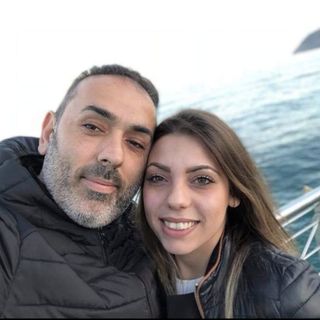 Maximiliano Cinieri con la figlia Valeria