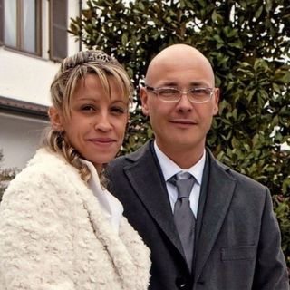 Cinzia e Manuel Bacco il giorno del matrimonio