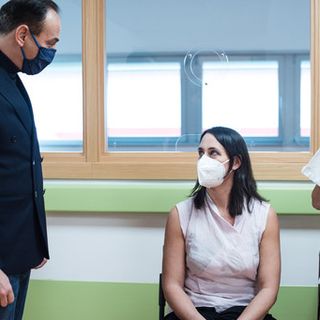 Cirio con una vaccinanda