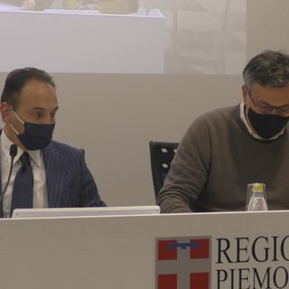 Il presidente Cirio e l'assessore Icardi