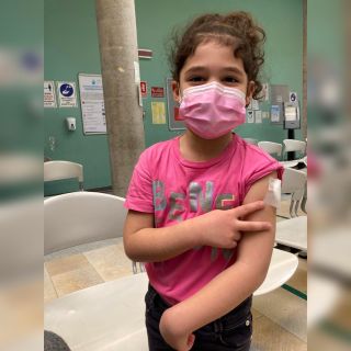 La foto della piccola dalla pagina dell'Asl At e del papà Michael Vitello