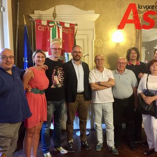 Lo staff di AstiMusica durante la conferenza stampa di questo pomeriggio