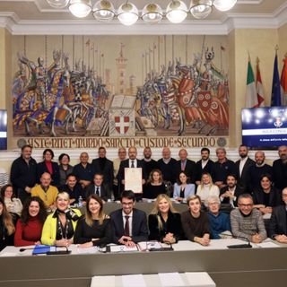 Il conferimento della cittadinanza onoraria al Papa (Merphefoto)