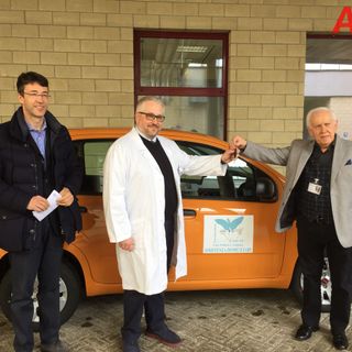 Da sinistra: il Commissario ASL Asti Giovanni Messori Ioli, il dottor Francesco Pinta e il presidente di Con Te, Fares Cerrina