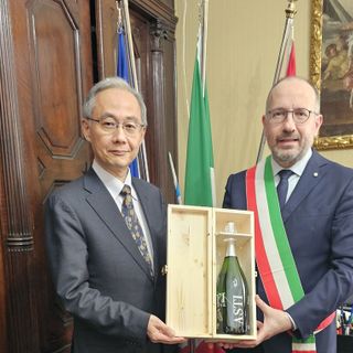 Maurizio Rasero con Kobayashi Toshiaki