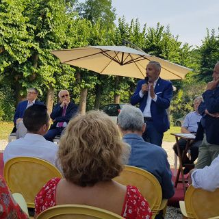 Un momento del convegno di ieri a Tigliole