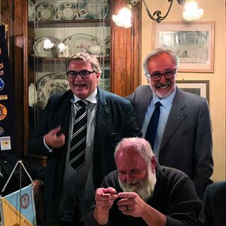 Enrico Anghilante al Lions Club Villanova d'Asti