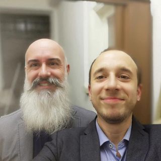 Riccardo Fassone con Paolo Furia