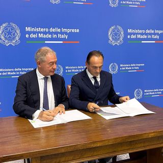 Il ministro Urso e il presidente Cirio