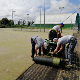 A Villanova iniziati i lavori su campo da calcetto e la trasformazione al campo di soccer e beach volley