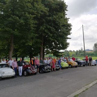 4° Memorial Renzo Delaude a Castelnuovo Belbo organizzato dalla Fiat Club 500 Alessandria