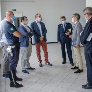 Visita del questore al Comando di Polizia Municipale della Città di Asti